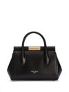 dolce & gabbana - Black leather shoulder bag with DG logo - 4