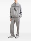 dolce & gabbana - Felpa girocollo in cotone grigio - 4