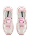 dolce & gabbana - Sneakers rosa bianca con logo DG - 3