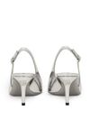 dolce & gabbana - Silver-tone slingback shoe - 1