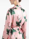 dolce & gabbana - Silk floral shirt with waist belt - 1