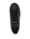 dolce & gabbana - Portofino sneakers in black calfskin leather - 2