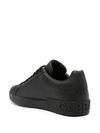 dolce & gabbana - Portofino sneakers in black calfskin leather - 3