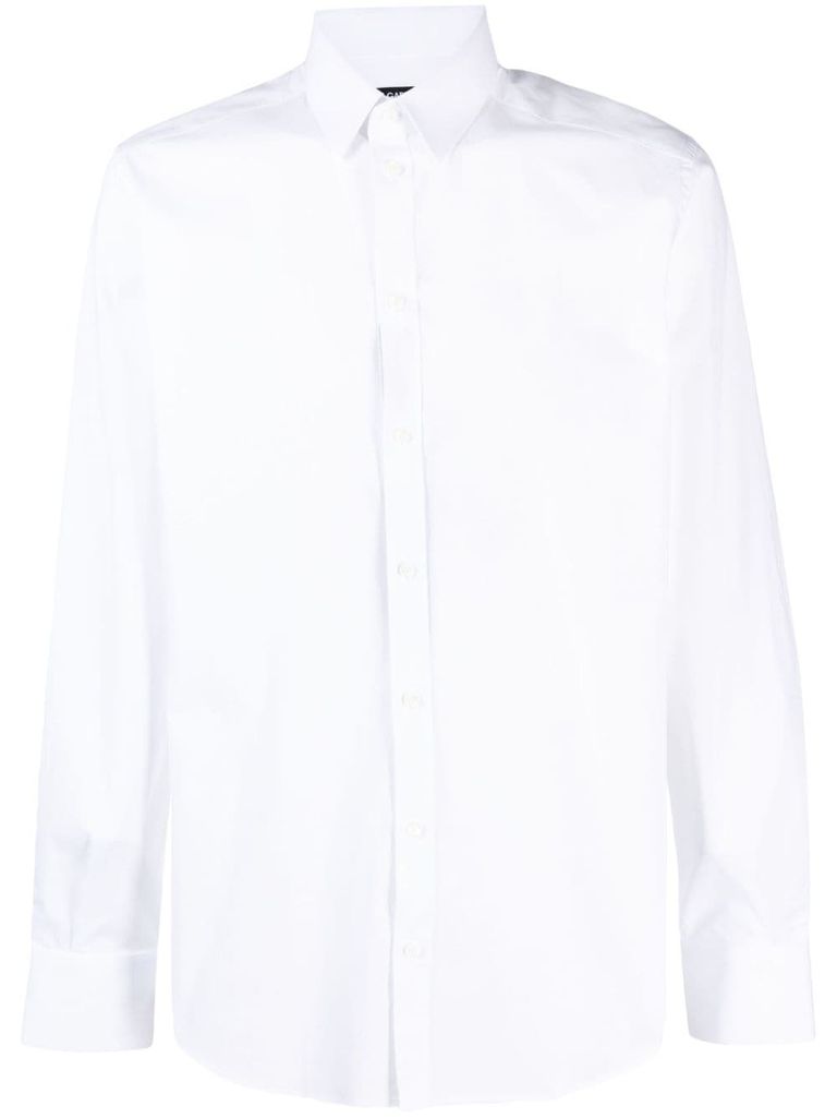 Dolce & Gabbana Long-sleeved Formal Shirt In White