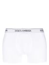 dolce & gabbana - Boxer confezione da due in cotone bianco con logo - 3