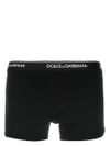 dolce & gabbana - Boxer confezione da due in cotone nero con logo - 2