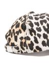 ganni - Cappello da baseball leopardato con logo - 1