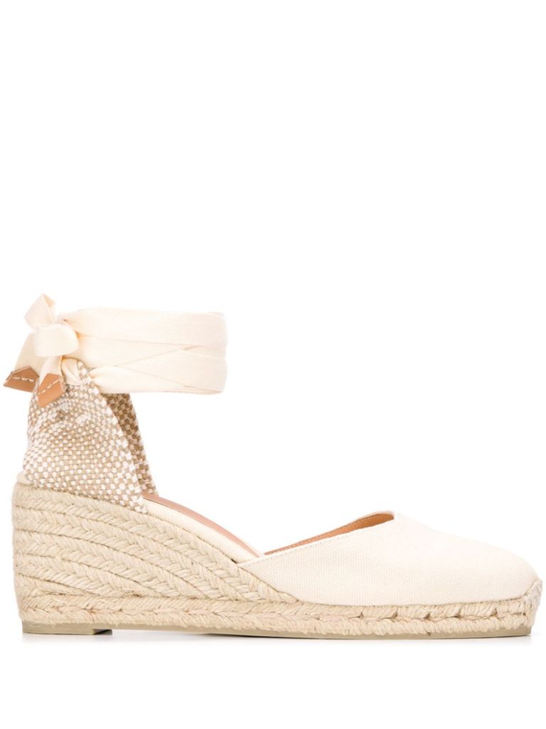 CASTAñER ESPADRILLES CARINA IVORY JUTE WEDGE