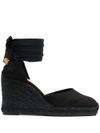 castaner - Carina espadrilles in black jute.