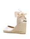 castaner - White jute wedge espadrilles - 1