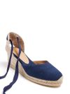 castaner - Carina espadrilles in blue jute with a wedg - 3