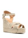 castaner - Carina espadrilles beige jute with a wedge - 3