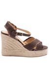 castaner - Bromelia espadrilles brown jute with a wedge