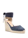 castaner - Carina espadrilles in light blue jute with a wedge - 1