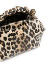 ganni - Iconic leopard-print bag with a braided handle - 2