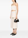 jacquemus - Black leather bag with a gold circular handle - 4