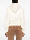 jacquemus - Felpa beige chiaro con cappuccio e logo - 1