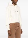 jacquemus - Felpa beige chiaro con cappuccio e logo - 3