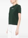 jacquemus - T-Shirt verde scuro con logo - 3