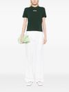 jacquemus - T-Shirt verde scuro con logo - 4