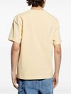 jacquemus - T-shirt in cotone giallo con logo - 2