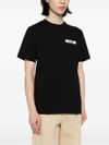 jacquemus - T-shirt in cotone nero con logo - 4