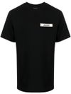 jacquemus - T-shirt in cotone nero con logo