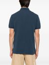 etro - Blue cotton polo shirt with embroidered logo - 1