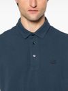 etro - Blue cotton polo shirt with embroidered logo - 2