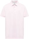 etro - Pink cotton polo shirt with embroidered logo