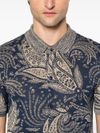 etro - Cotton polo shirt with print - 2