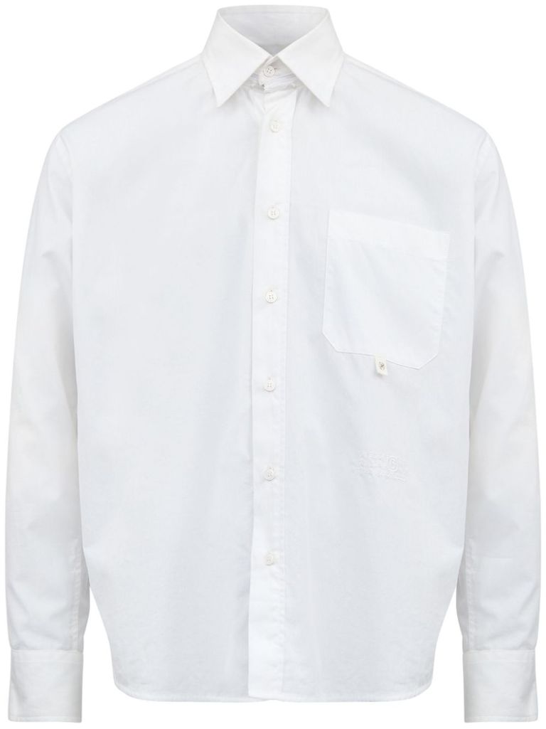 【MM6MAISONMARGIELA】 white cotton shirt （関税送料込） MM6 Maison Margiela Cotton Poplin Shirt | White | FARFETCH