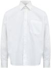 mm6 maison margiela - White cotton shirt with pocket