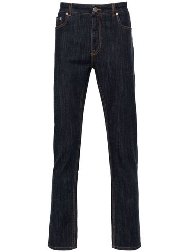 ETRO - Wide long cotton jeans