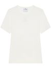 courrèges - White pure cotton T-shirt