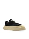 mm6 maison margiela - Gambetta sneakers in black leather - 4