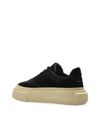 mm6 maison margiela - Gambetta sneakers in black leather - 3