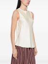 forte forte - Elegant light yellow sleeveless top - 3