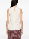 forte forte - Elegant light yellow sleeveless top - 4