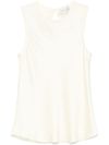 forte forte - Elegant light yellow sleeveless top