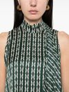 forte forte - Forest green sleeveless top with detail - 4