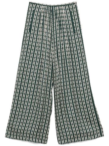 FORTE FORTE - Forest green palazzo trousers