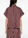 forte forte - Red and white striped cotton shirt - 2