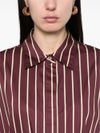 forte forte - Red and white striped cotton shirt - 3