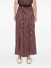 forte forte - Long red skirt with white stripes - 3