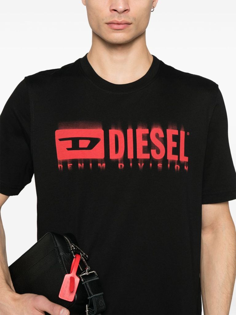 Black cotton T-Adjust-Doval-PJ t-shirt