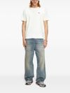 diesel - White cotton T-Adjust-Doval-PJ t-shirt - 2