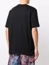 msgm - T-shirt in cotone con logo stampato frontale - 2