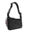 diesel - Zip-D black shoulder bag with logo - 5