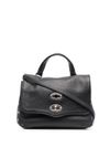 zanellato - 'Baby' Black Leather Handbag